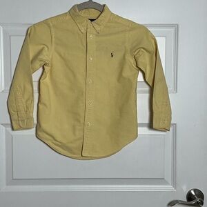 Ralph Lauren Kids Yellow Button-Down Shirt Size 6